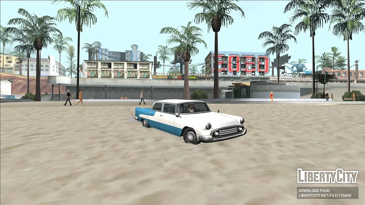 Oceande + Oceandale Taxi (Replace + Addon) / GTA San Andreas