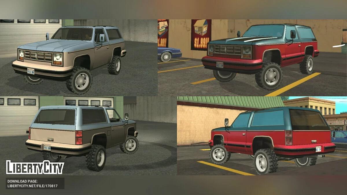 Rancher Restyled 1992 / GTA San Andreas