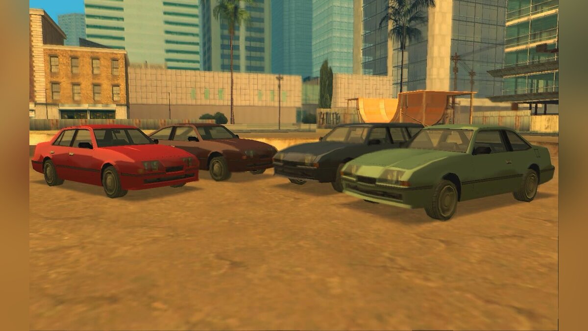 Замена машины Cadrona (cadrona.dff, cadrona.dff) в GTA San Andreas (263  файла)