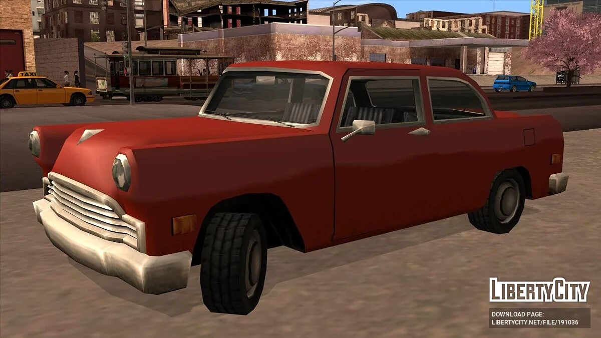 Двухдверный Cabbie / GTA San Andreas