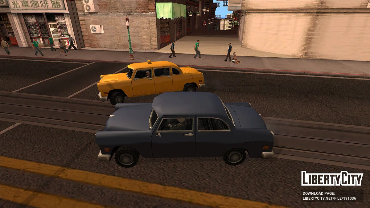Двухдверный Cabbie / GTA San Andreas