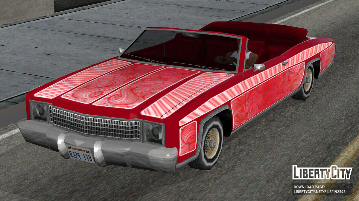 Скачать 1970 Declasse Buccaneer Lowrider для GTA San Andreas