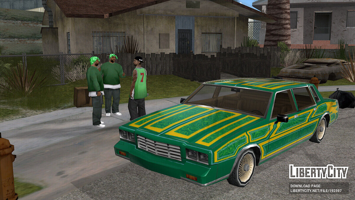 Замена машины Tahoma (tahoma.dff, tahoma.dff) в GTA San Andreas (127 файлов)