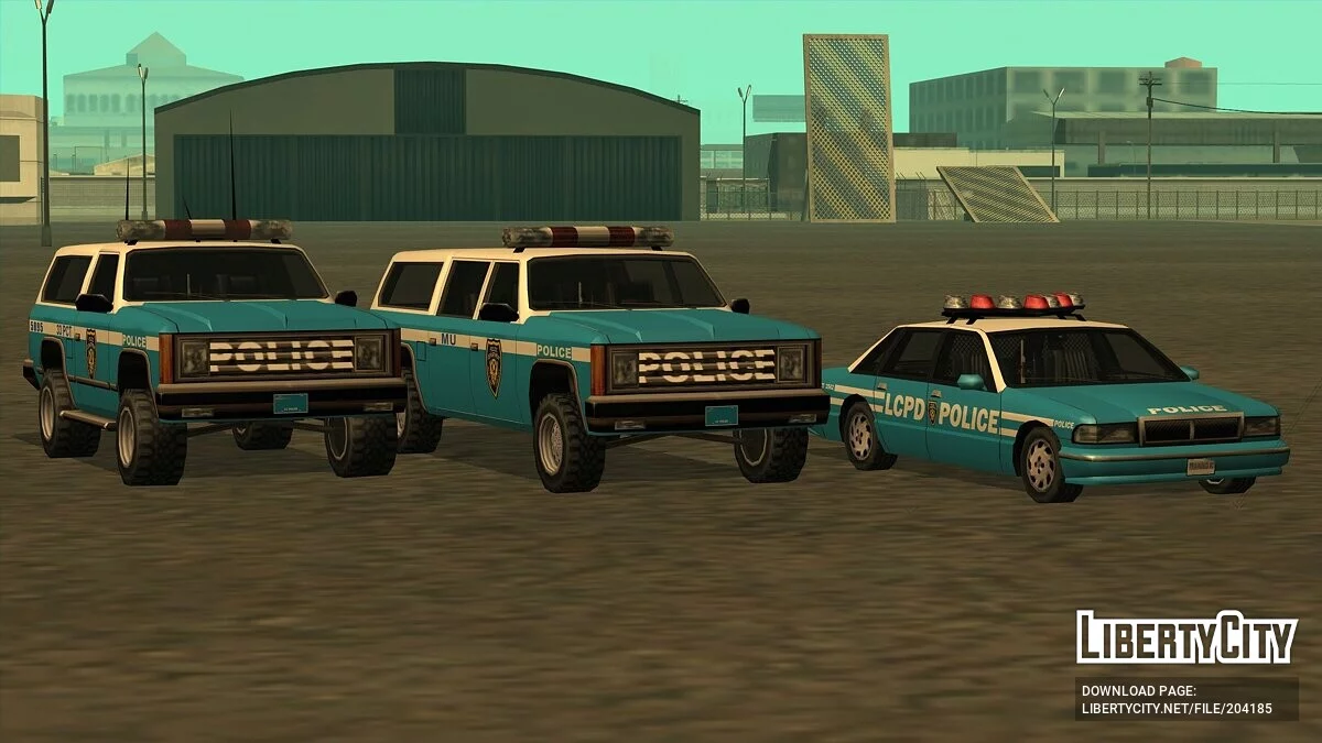LCPD Vehicle Pack Pt.1 / GTA San Andreas