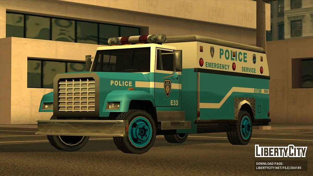LCPD Vehicle Pack Pt.1 / GTA San Andreas