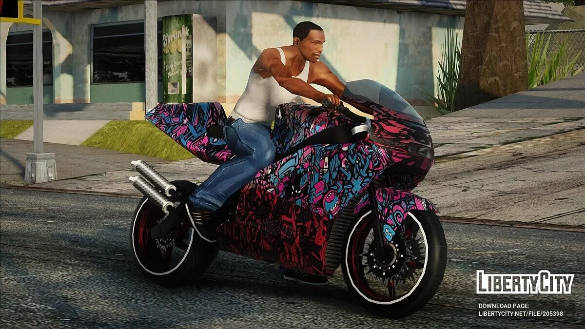 NRG-500 с новой текстурой / GTA San Andreas