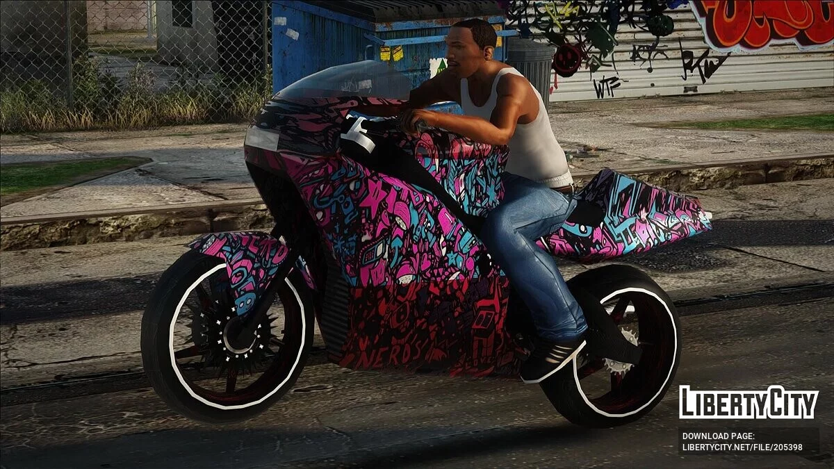 NRG-500 с новой текстурой / GTA San Andreas