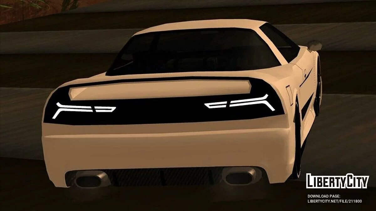 Infernus Whiteray with AUDI A7 Lights / GTA San Andreas