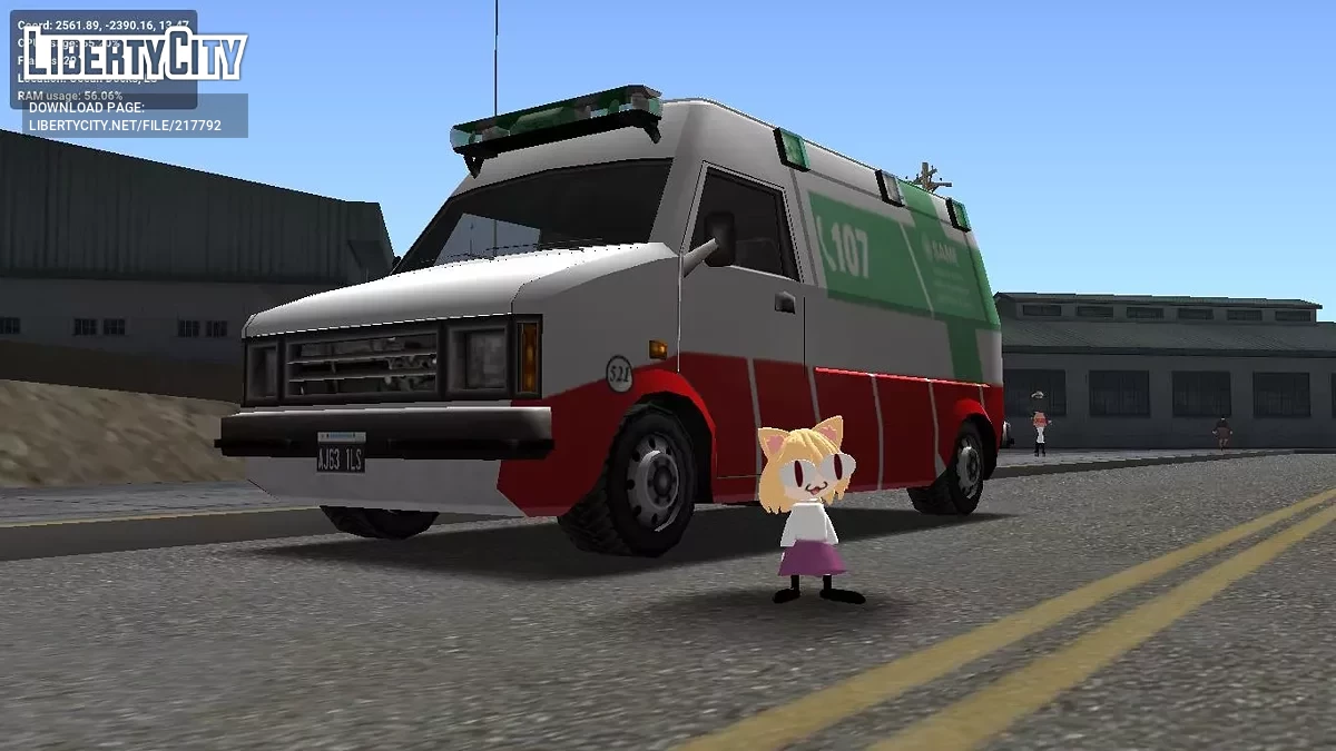 Rumpo Ambulance SAME 107  - Машина скорой помощи Аргентины / GTA San Andreas