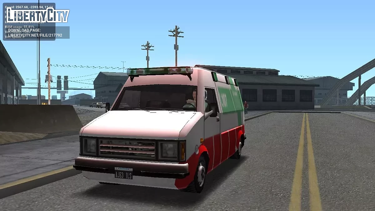 Rumpo Ambulance SAME 107  - Машина скорой помощи Аргентины / GTA San Andreas