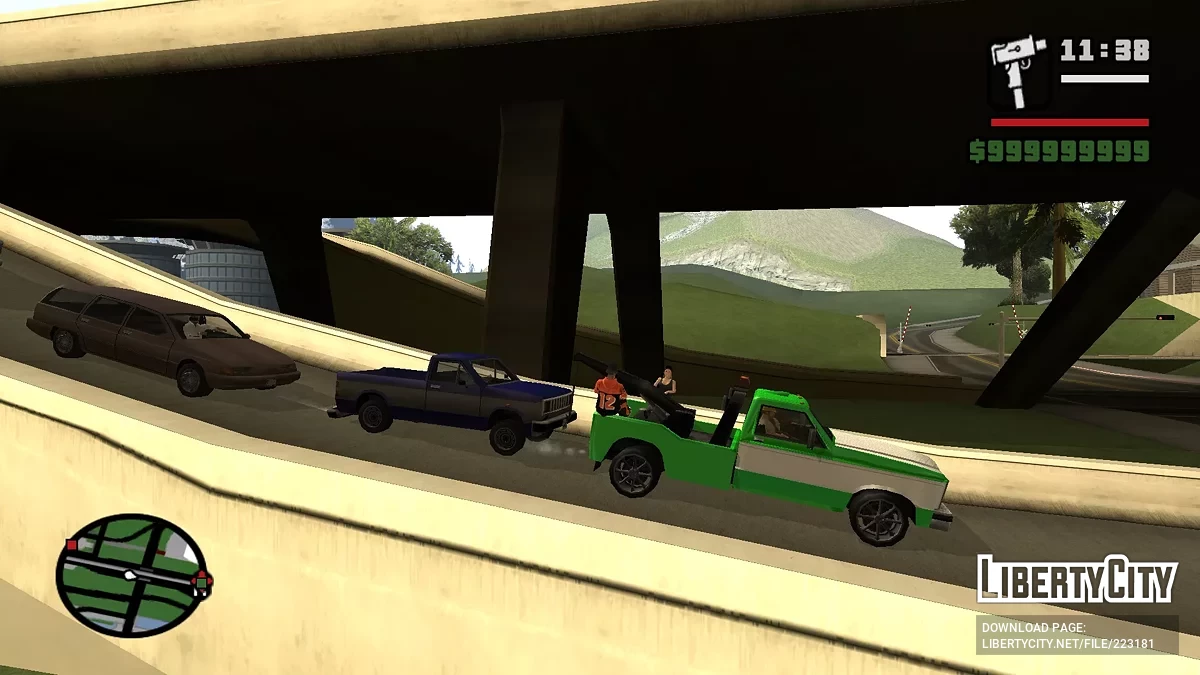 Эвакуатор с тюнингом в TransFender / GTA San Andreas