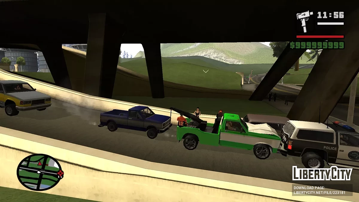 Эвакуатор с тюнингом в TransFender / GTA San Andreas