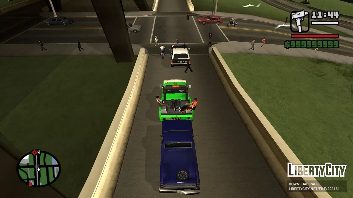 Эвакуатор с тюнингом в TransFender / GTA San Andreas