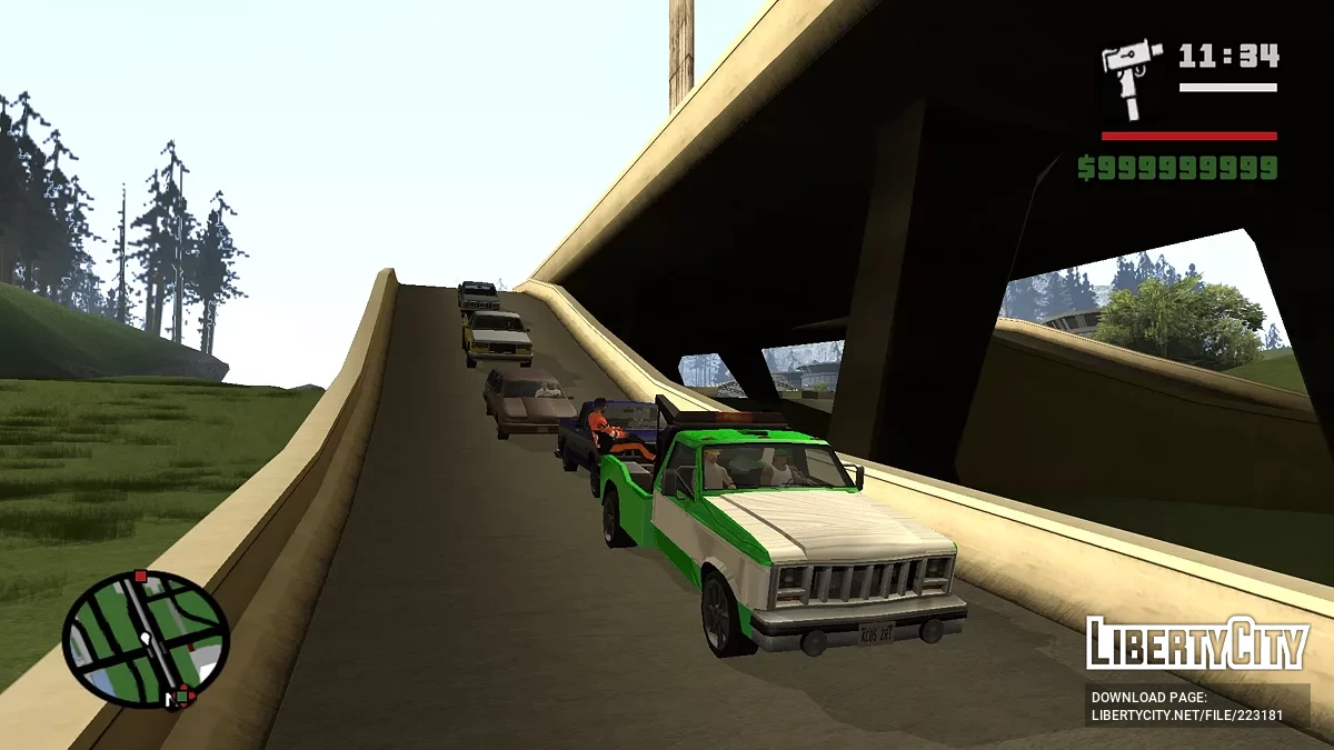 Эвакуатор с тюнингом в TransFender / GTA San Andreas