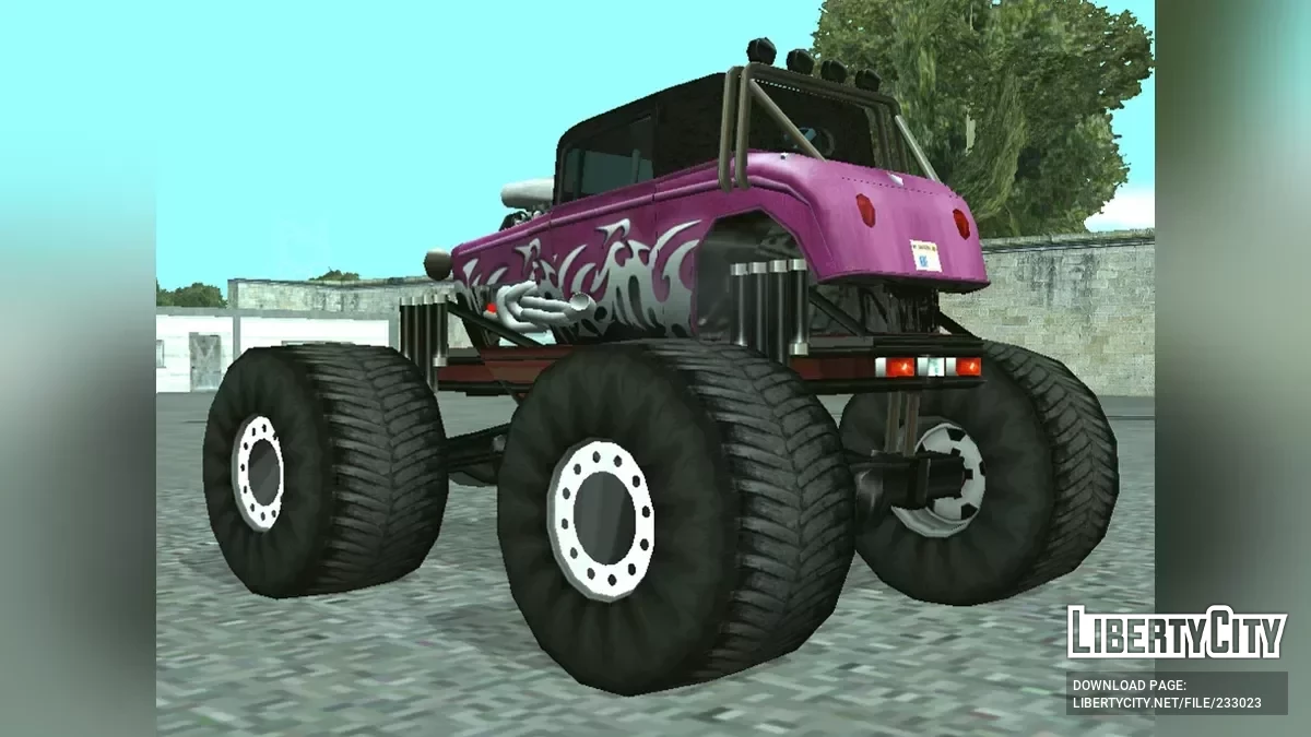 Монстр-трак Хоткнайфер PC/Android / GTA San Andreas