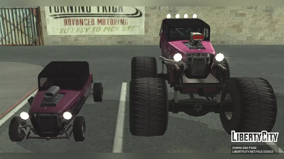 Монстр-трак Хоткнайфер PC/Android / GTA San Andreas