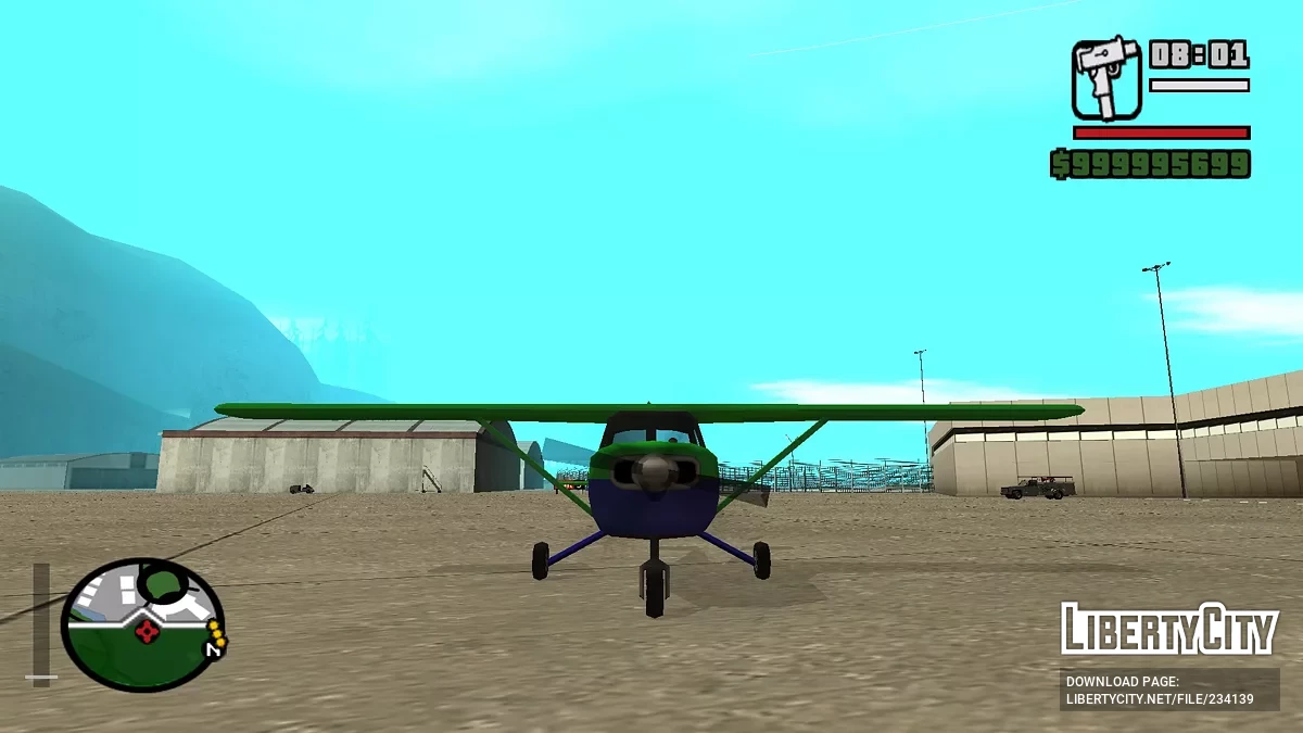 Красящий самолет Додо / GTA San Andreas