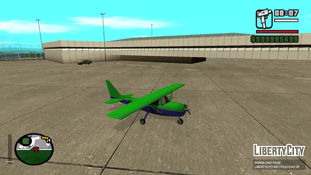 Красящий самолет Додо / GTA San Andreas