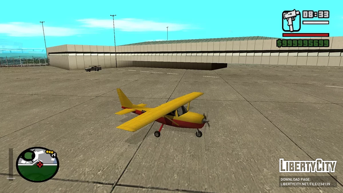 Красящий самолет Додо / GTA San Andreas