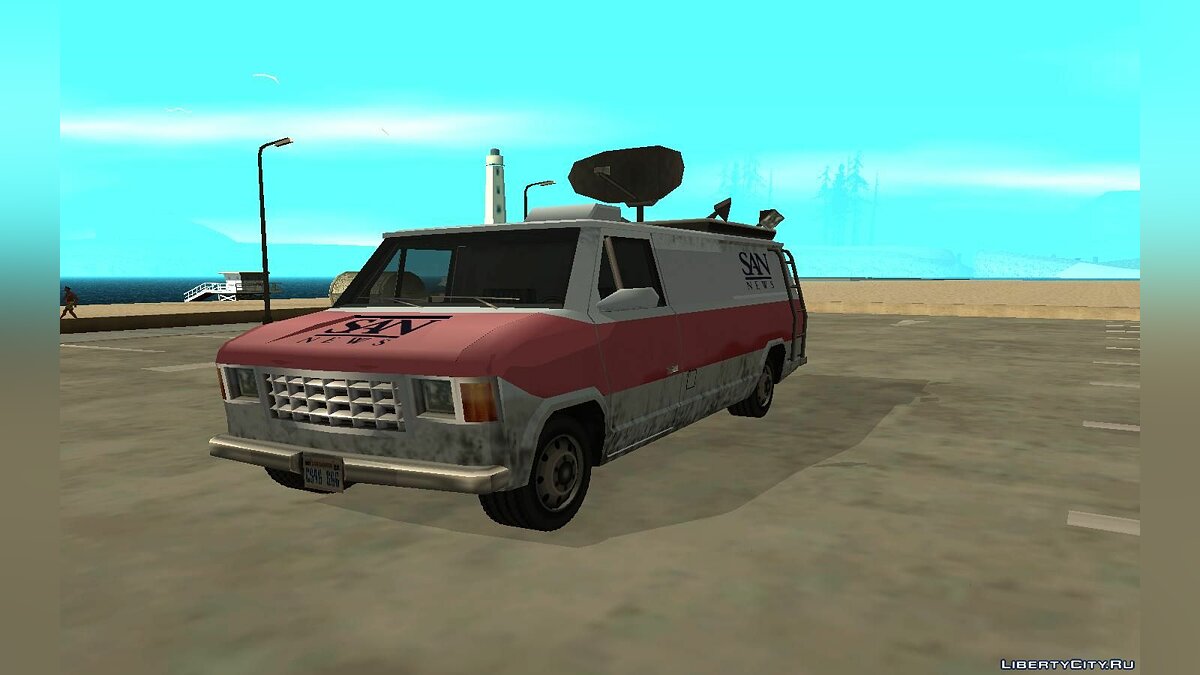 Updated Newsvan для GTA San Andreas - Картинка #1