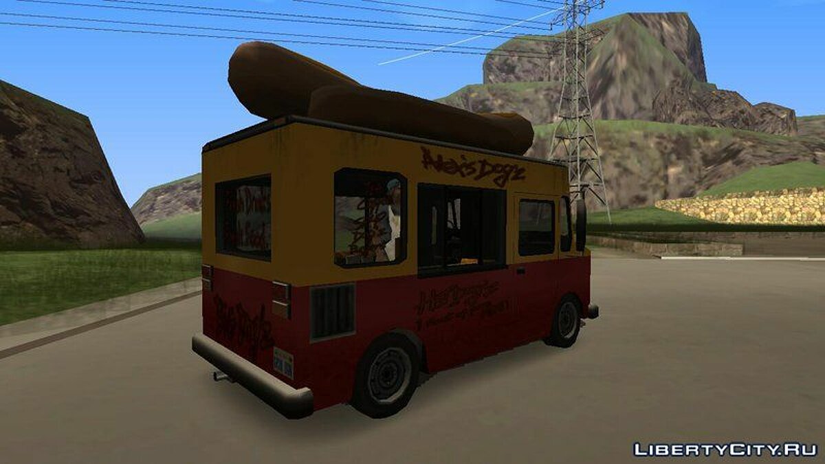New HotDog Van для GTA San Andreas - Картинка #2