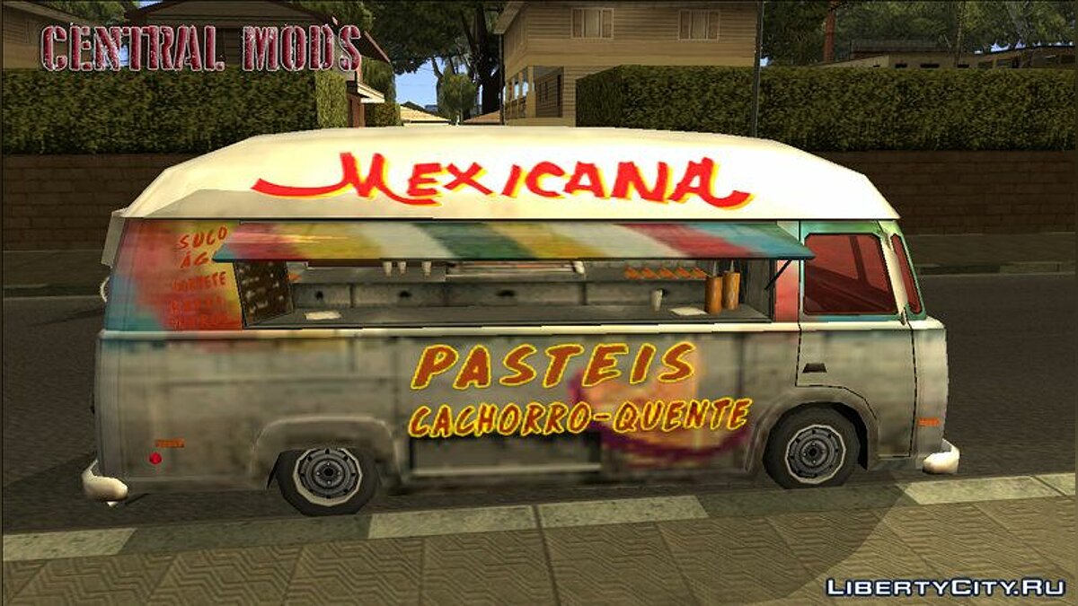 Hotdog - Van Lanche - Mexicana для GTA San Andreas - Картинка #3