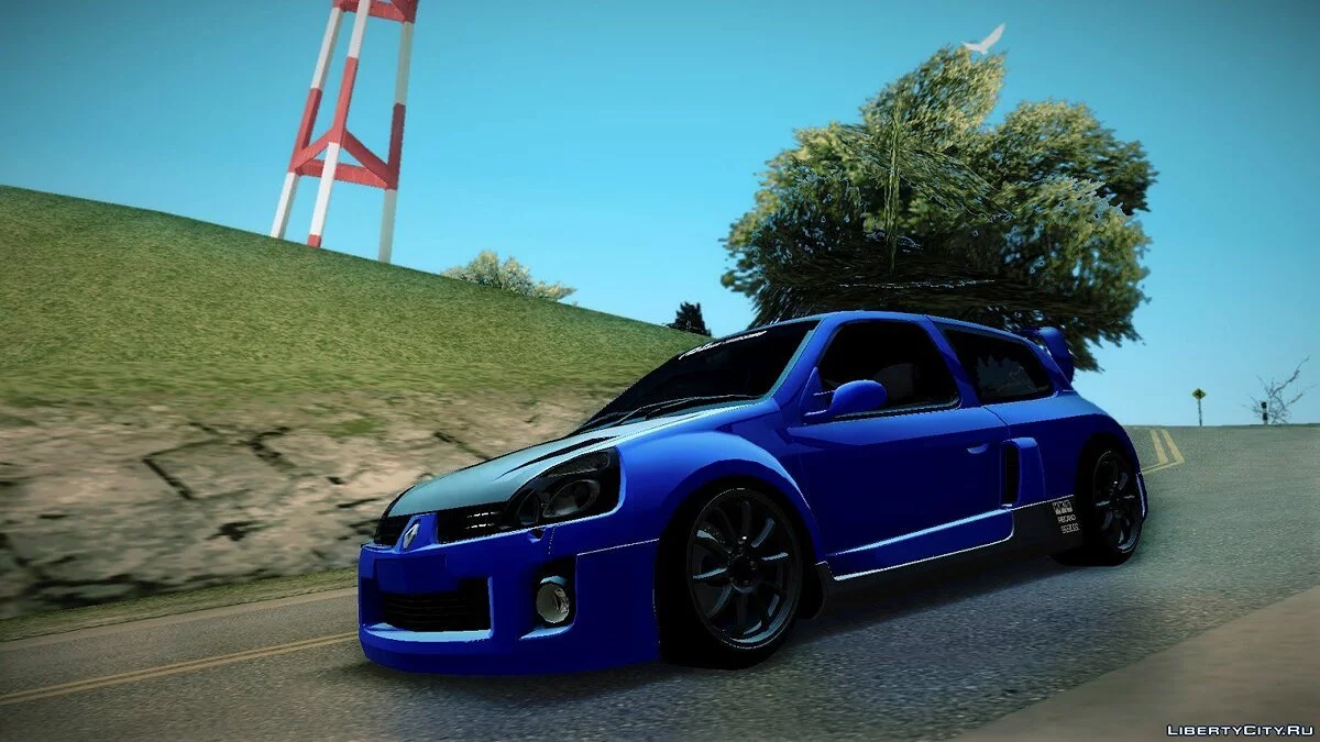 Renault Clio V6 Track Car для GTA San Andreas