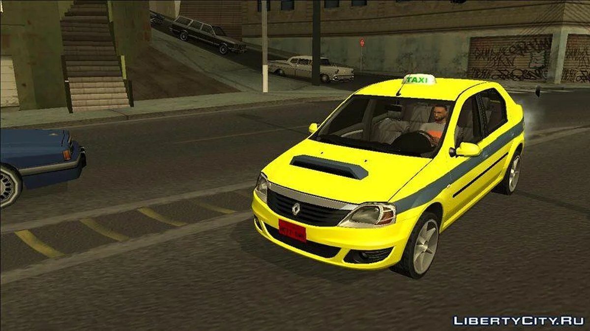 TAXI Renault Logan (JF e Rio) V2 / GTA San Andreas
