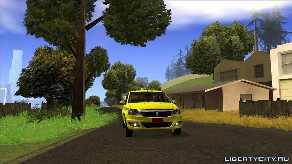 TAXI Renault Logan (JF e Rio) V2 / GTA San Andreas