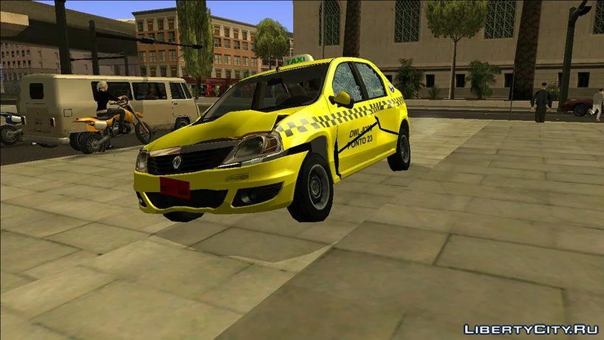 TAXI Renault Logan (JF e Rio) V2 / GTA San Andreas