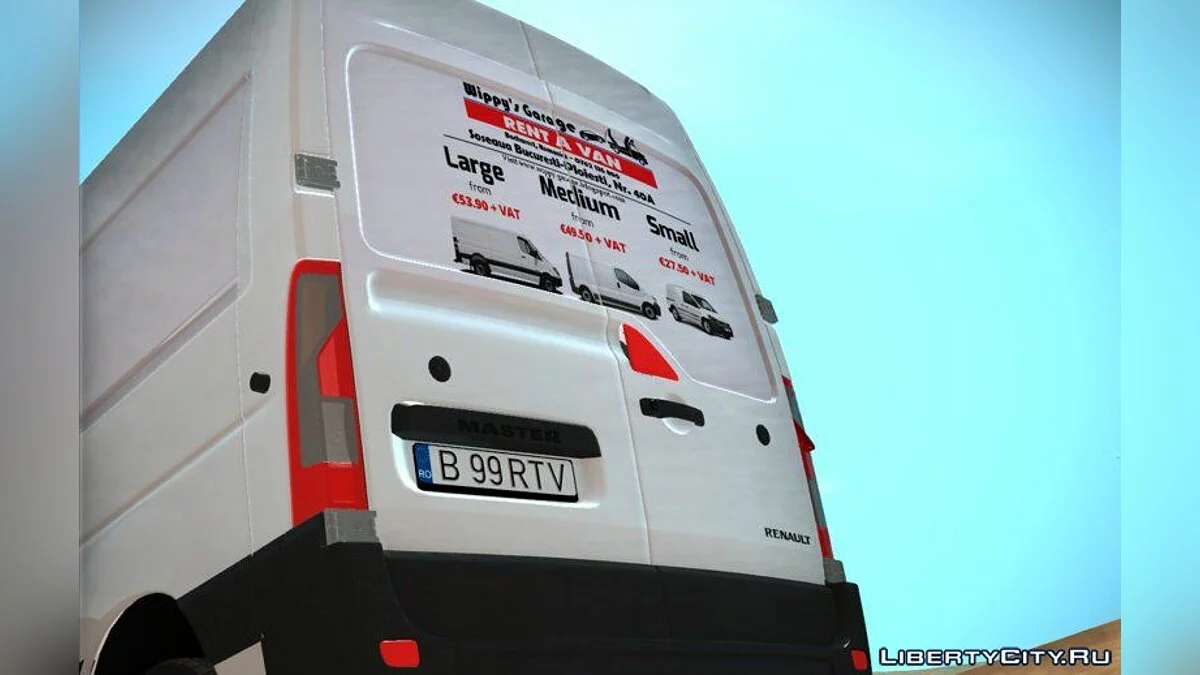 2017 Renault Master - Rent a Van / GTA San Andreas