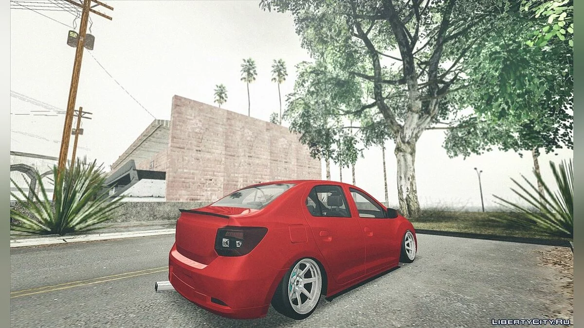 RED Renault Logan / GTA San Andreas