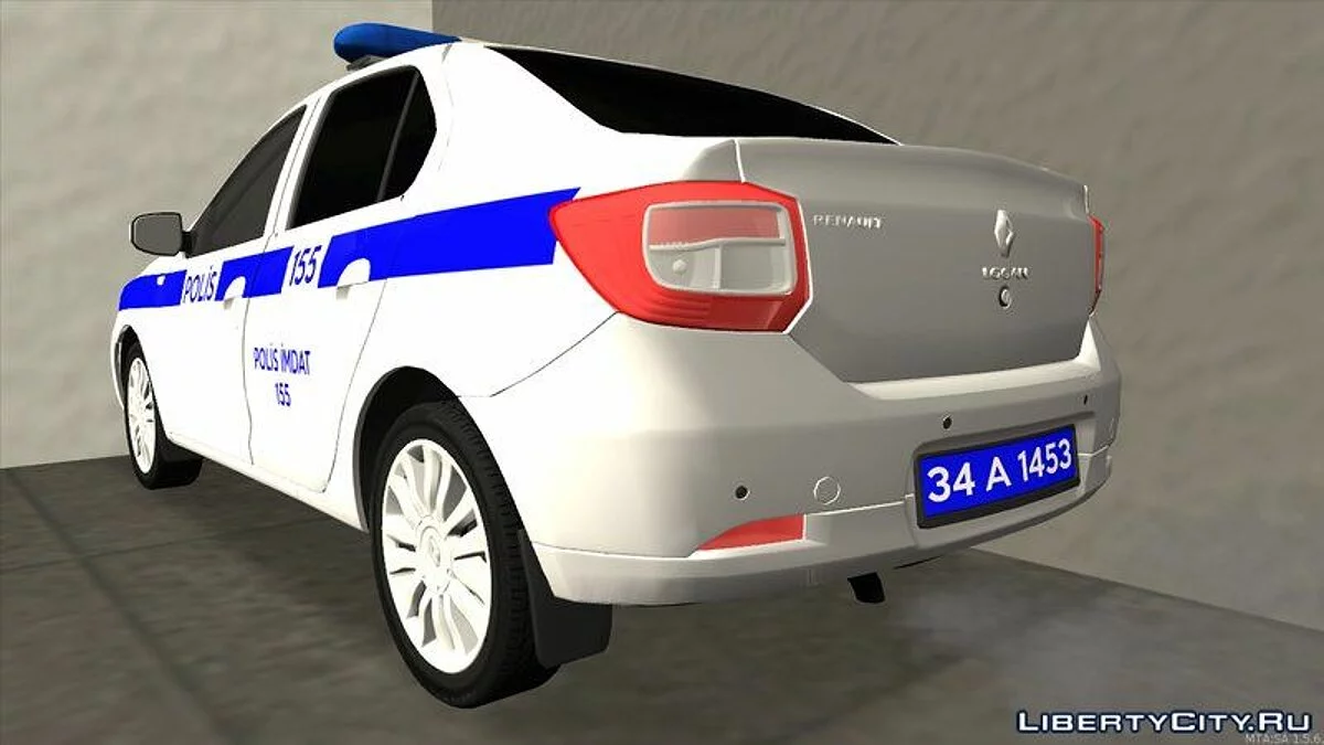 Renault Logan Turk Polis Arabas / GTA San Andreas