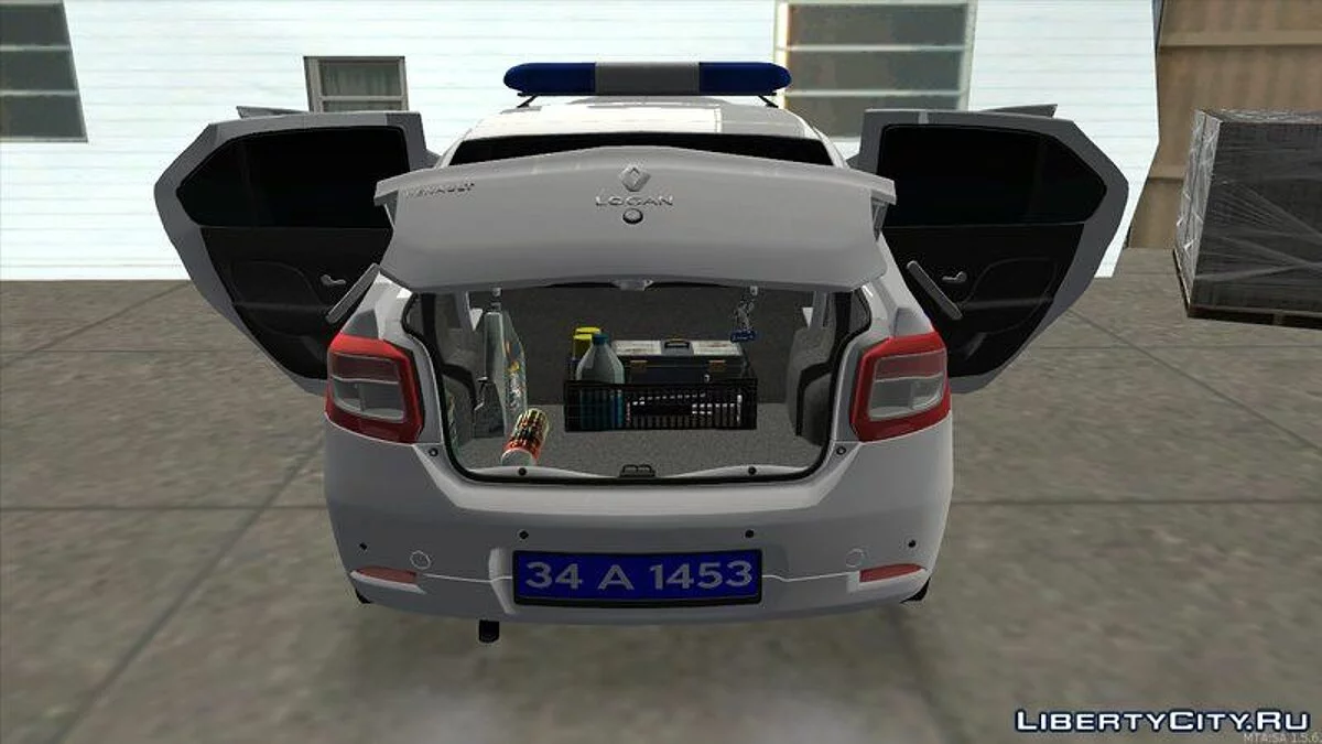Renault Logan Turk Polis Arabas / GTA San Andreas