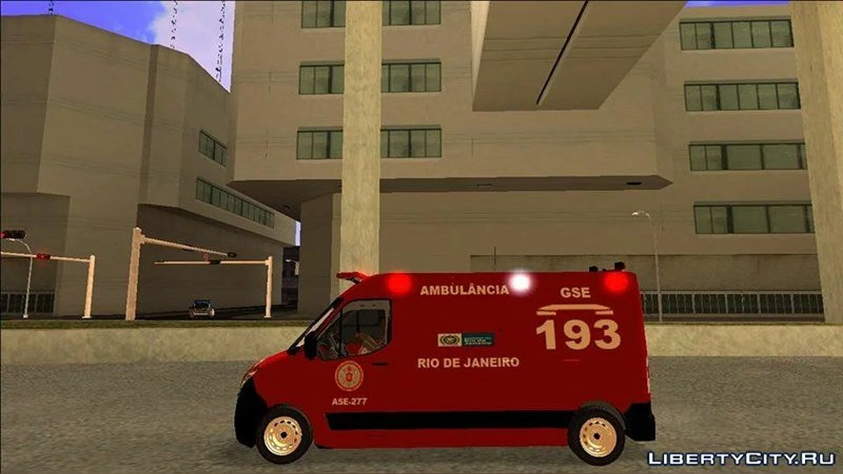 Renault Master of CBMERJ / GTA San Andreas