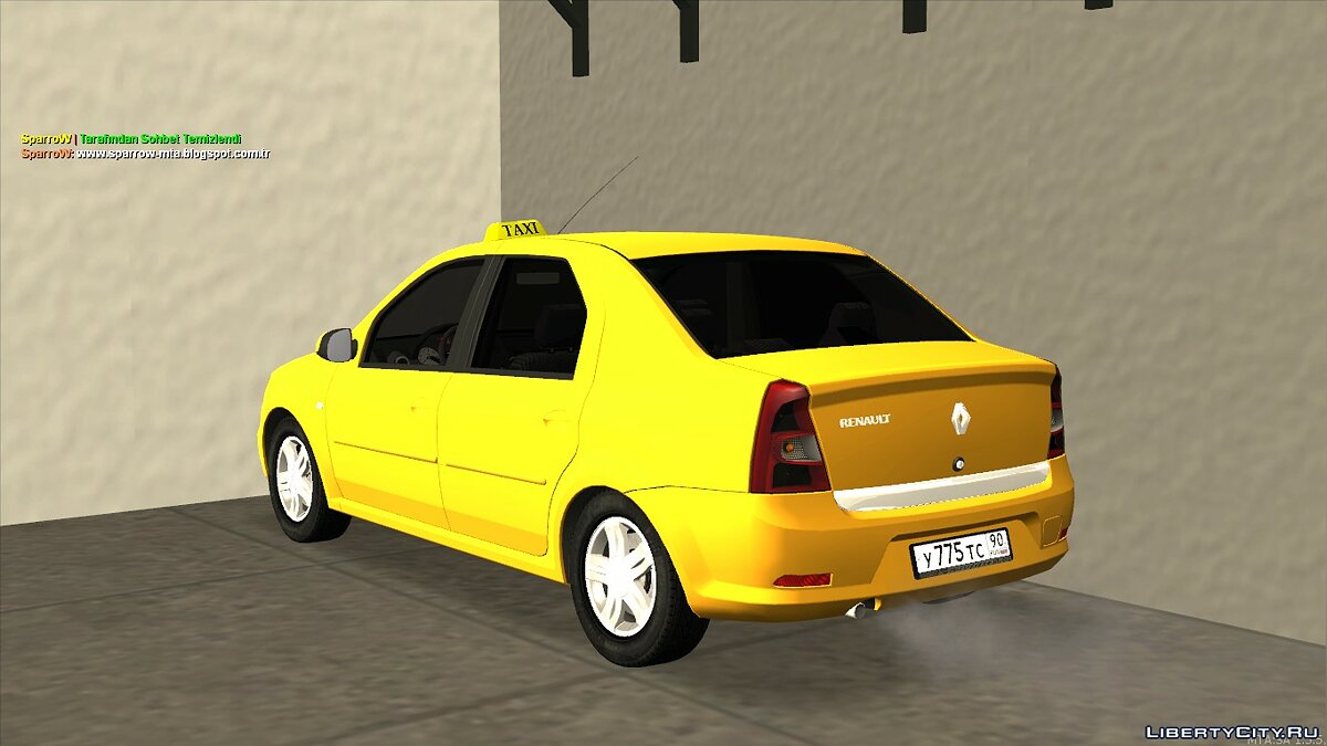 Скачать Renault Logan Taxi для GTA San Andreas