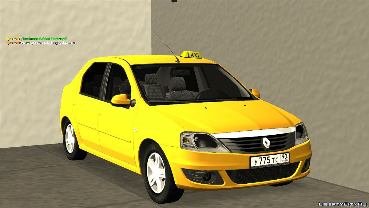 Скачать Renault Logan Taxi для GTA San Andreas