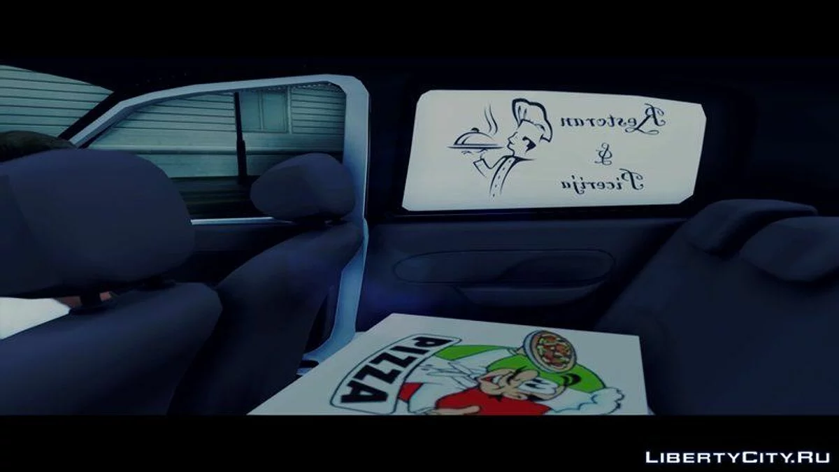 Renault Clio Campus Food delivery / GTA San Andreas