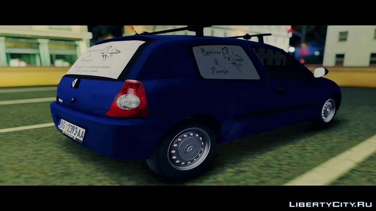 Renault Clio Campus Food delivery / GTA San Andreas