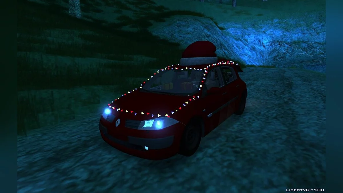 Renault Megane (Рождественская версия) / GTA San Andreas