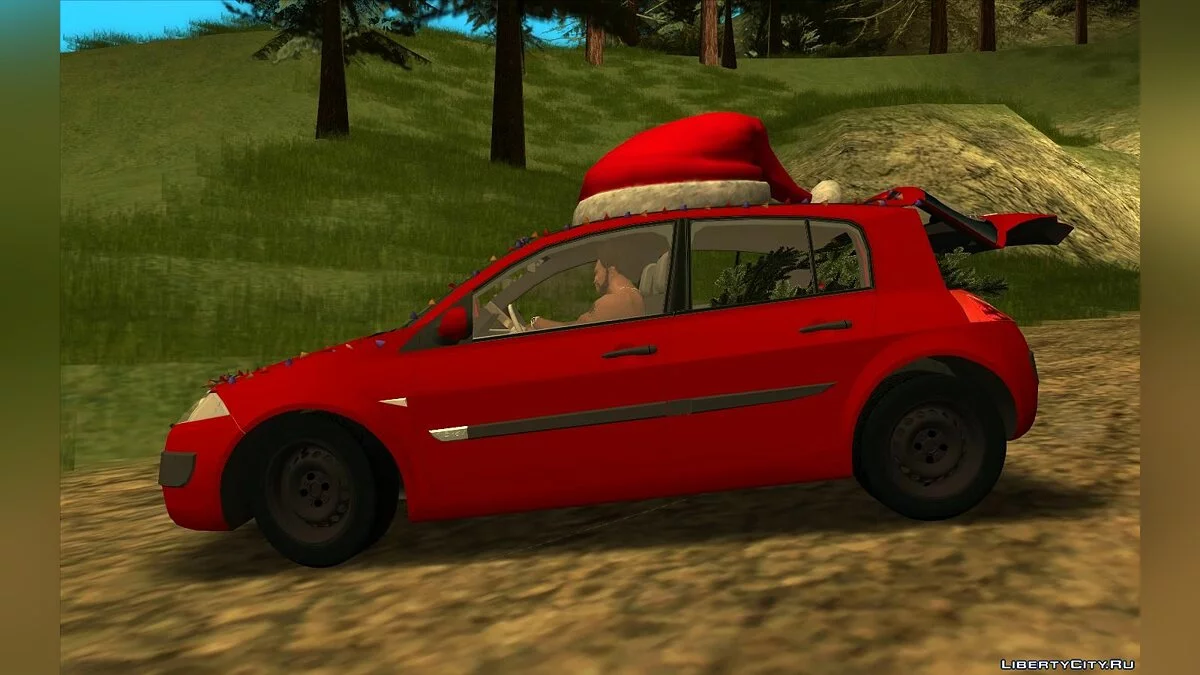 Renault Megane (Рождественская версия) / GTA San Andreas