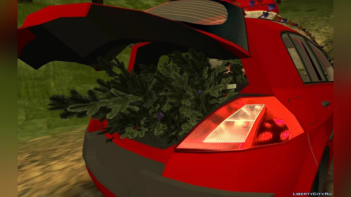 Renault Megane (Рождественская версия) / GTA San Andreas