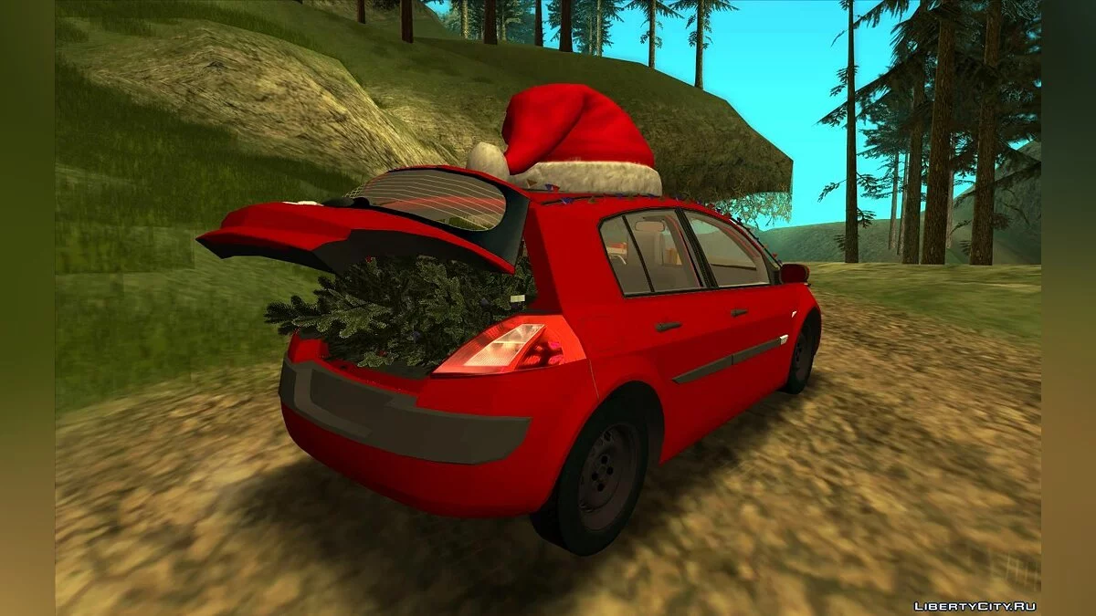 Renault Megane (Рождественская версия) / GTA San Andreas