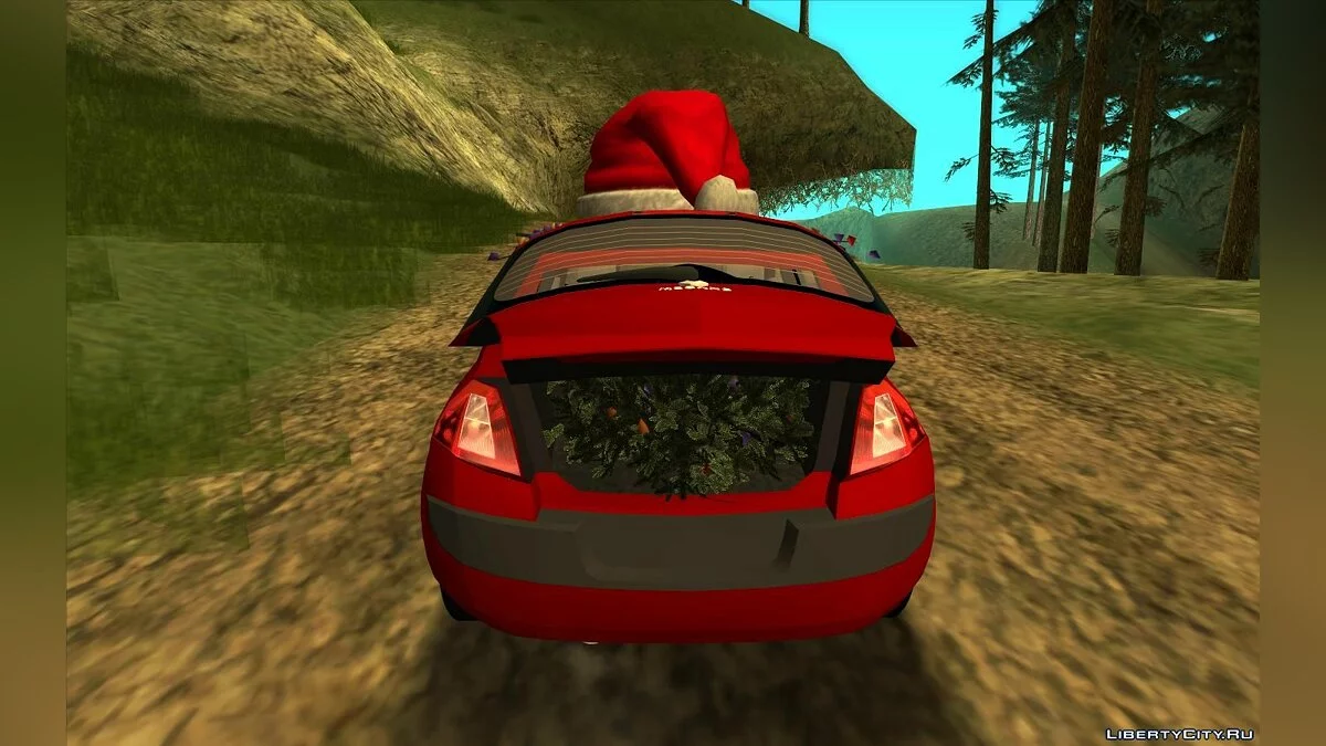 Renault Megane (Рождественская версия) / GTA San Andreas