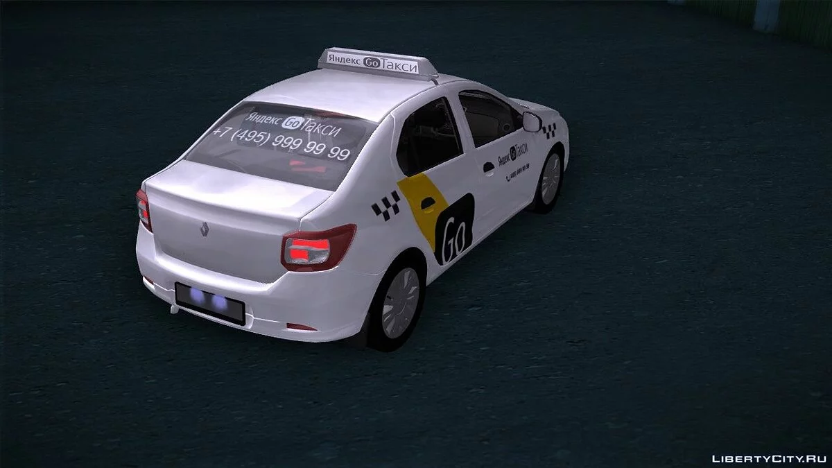 Renault Logan 2015 (Yandex Taxi) / GTA San Andreas