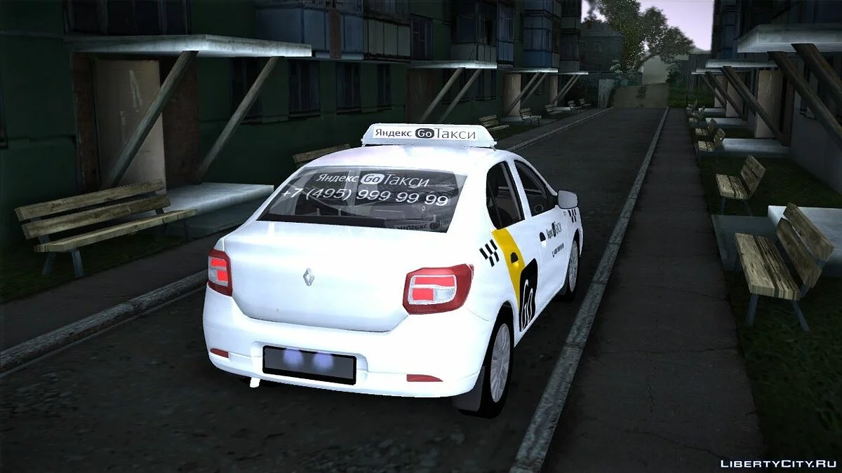 Renault Logan 2015 (Yandex Taxi) / GTA San Andreas