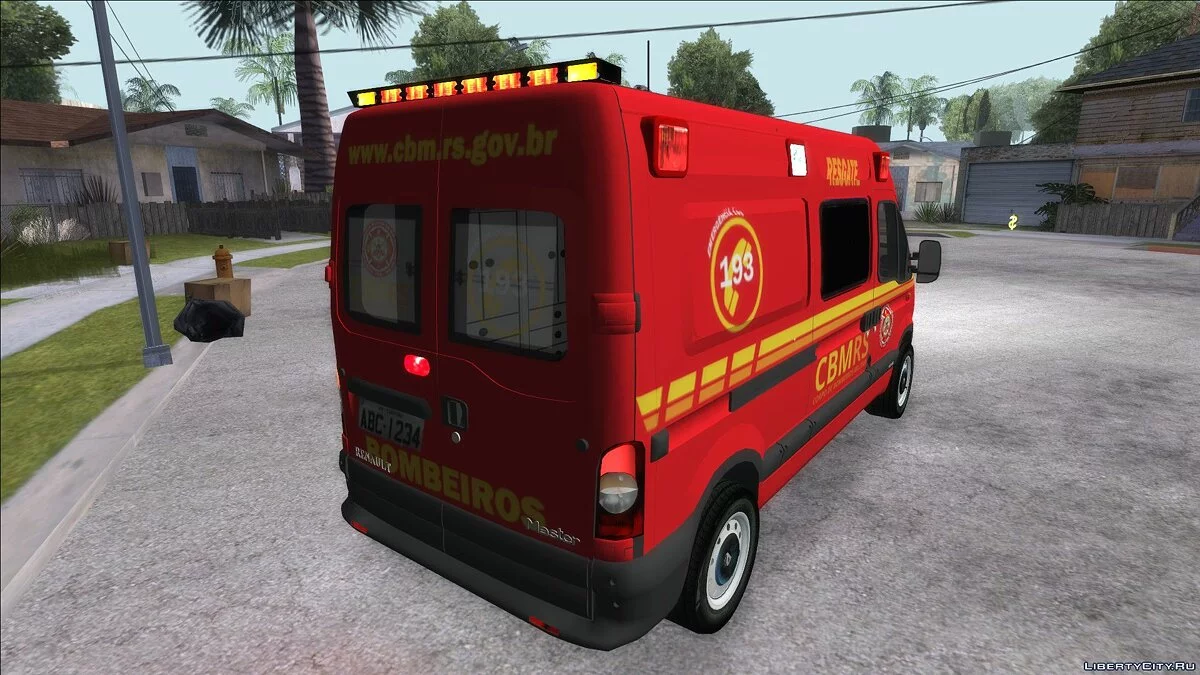 Renault Master Brazilian Ambulance / GTA San Andreas