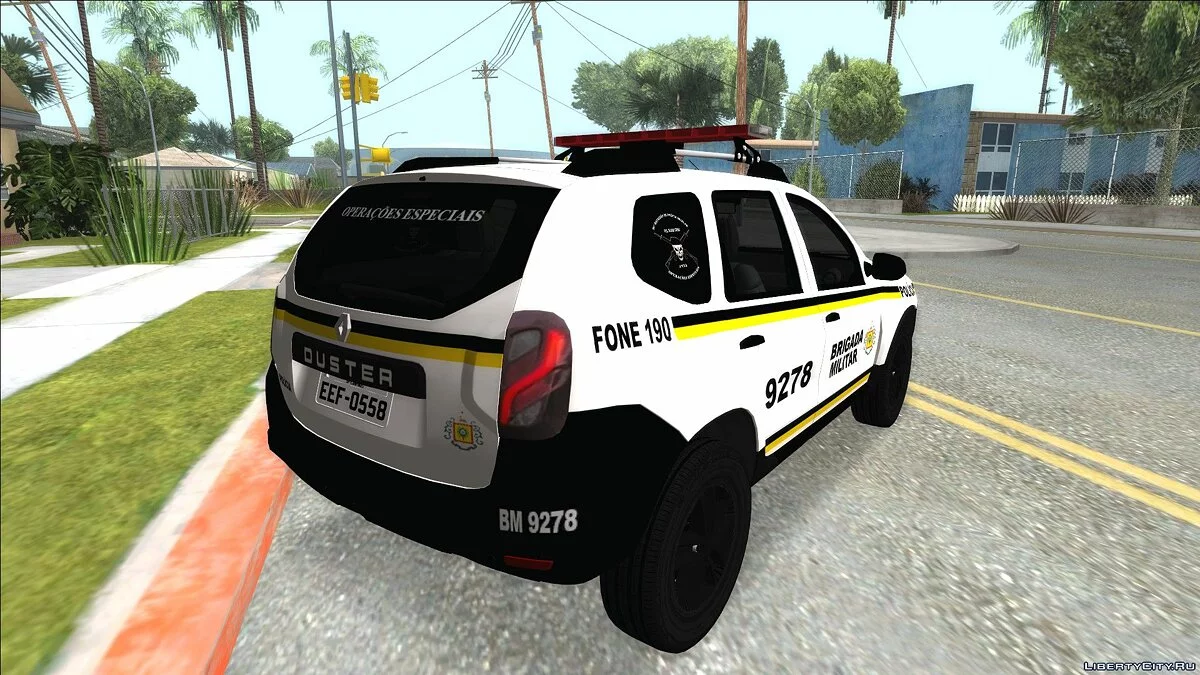 Renault Duster Brasilian Police / GTA San Andreas