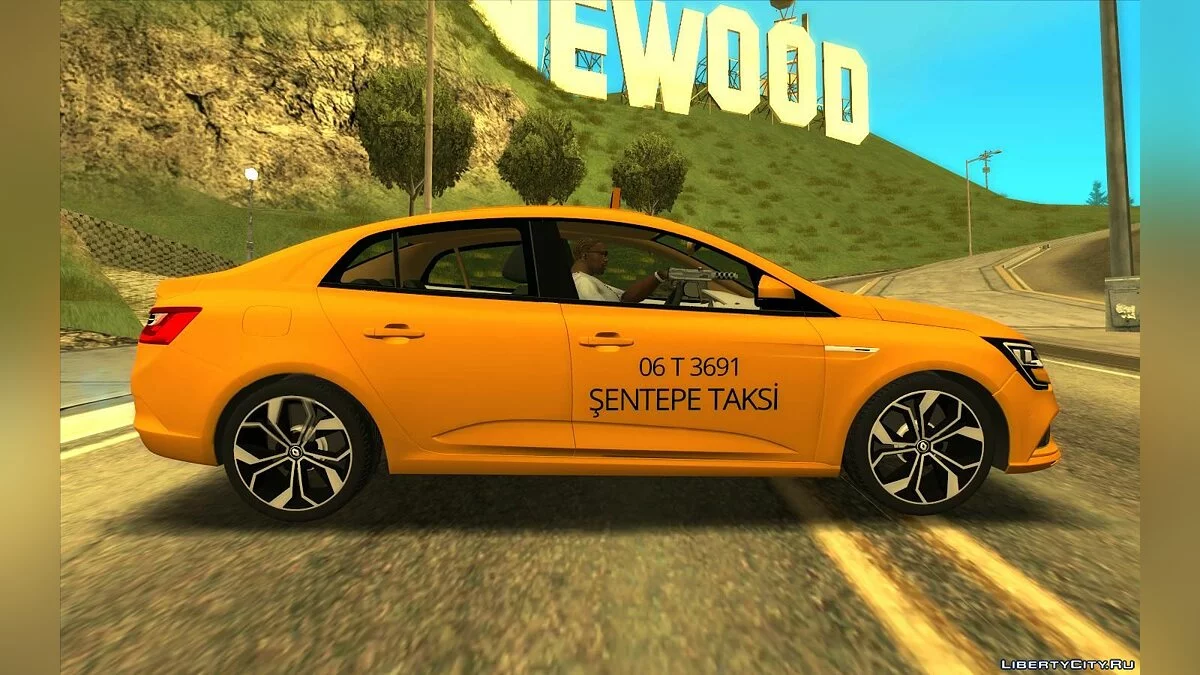 Renault Megane - Такси / GTA San Andreas