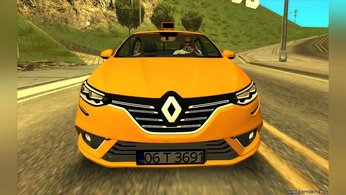 Renault Megane - Такси / GTA San Andreas